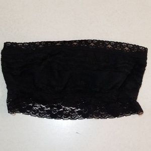 GUC Free People Bandeau Lace Bra Black size Small